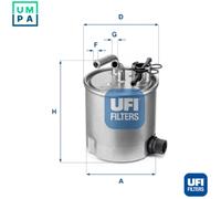 FUEL FILTER 55.394.00 FOR NISSAN YD22ETI/YD22DDTi 2.2L YD25K3LD-5HO/5MI 2.5L