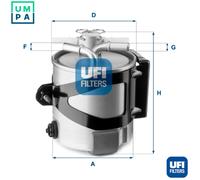 UFI 55.430.00 Fuel Filter