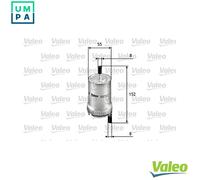VALEO 587021 Fuel filter