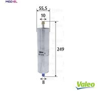 VALEO 587074 Fuel filter