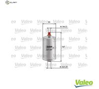 VALEO 587205 Fuel filter
