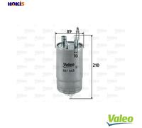 VALEO 587543 Fuel filter