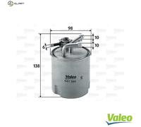 VALEO 587564 Fuel filter