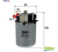 VALEO 587613 Fuel filter