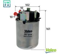 Fuel filter Filter Insert 587614 VALEO for NISSAN RENAULT