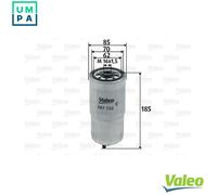 VALEO 587722 Fuel filter