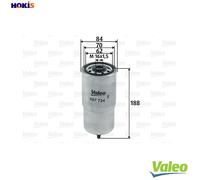 VALEO 587724 Fuel filter
