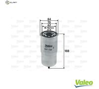VALEO 587724 Fuel filter