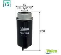 Valeo Fuel Filter 728720 - For Ford Transit 02-06 2.4L 4cyl