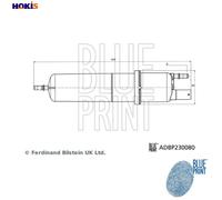 BLUE PRINT ADBP230080 Fuel filter