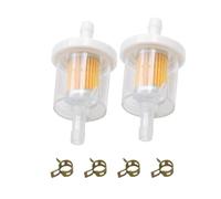 Fuel Filter by Aurdox, Universal 40 Micron 5/16" Inline Fuel Filter Kit for Briggs & Stratton 691035 493629 84001895 794079 56002 Toro MTD Craftsman Kawasaki 49019-0027