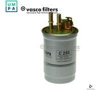 Fits VASCO C250 fuel filter Ford Courrier 1.8TDdi, Fiesta 1.8TDI, Focus 1.8TDDi