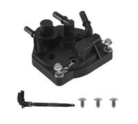 Fuel Filter Cap with Center Tube Compatible with Peugeot Citroen, Replacement Part Black