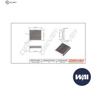 Fuel filter In-Line Filter DP1110.13.0098 Drve+ for RENAULT MODUS / GRAND MODUS