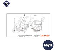 Drve+ DP1110.13.0100 Fuel filter for CITROËN,FORD,MAZDA,PEUGEOT,TOYOTA