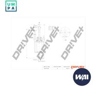 FUEL FILTER DP1110.13.0101 FOR VW AUA/BKY/BBY 1.4L 4cyl POLO