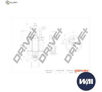 FUEL FILTER DP1110.13.0113 FOR RENAULT LAGUNA/III/Sportour/Tourer/Grandtour 1.5L