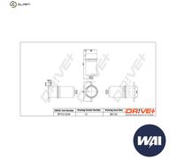 Fuel filter In-Line Filter DP1110.13.0144 Drve+ for VW CRAFTER 30-35 Bus