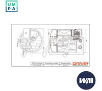 FUEL FILTER DP1110.13.0163 FOR MERCEDES-BENZ SPRINTER/35-t/Platform/Chassis 2.1L