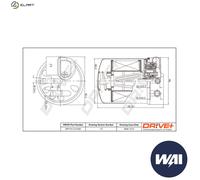 Fuel filter In-Line Filter DP1110.13.0163 Drve+ for MERCEDES-BENZ VITO Bus