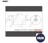 FUEL FILTER DP1110.13.0189 FOR SEAT AUDI A4/S4/Convertible A8L A6/Allroad/S6 A4