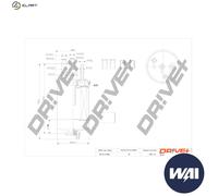 FUEL FILTER DP1110.13.0264 FOR LAND ROVER LR3/III/SUV DISCOVERY/VAN RANGE 2.7L