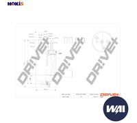 FUEL FILTER DP1110.13.0264 FOR LAND ROVER LR3/III/SUV DISCOVERY/VAN RANGE 2.7L