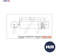 FUEL FILTER DP1110.13.0282 FOR VW CARAVELLE/KOMBI/VI/Bus/TRANSPORTER/Mk/T6 2.0L