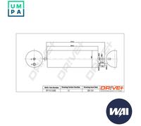 FUEL FILTER DP1110.13.0282 FOR VW CARAVELLE/KOMBI/VI/Bus/TRANSPORTER/Mk/T6 2.0L