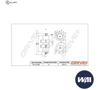 FUEL FILTER DP1110.13.0293 FOR AUDI PORSCHE CNHA/CSUA/CJCD/CMGB/CGLC/CGLD 2.0L