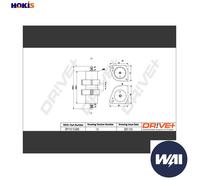 FUEL FILTER DP1110.13.0293 FOR AUDI PORSCHE CNHA/CSUA/CJCD/CMGB/CGLC/CGLD 2.0L