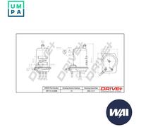 Fuel filter Filter Insert DP1110.13.0298 Drve+ for RENAULT MEGANE II SCÉNIC II