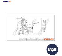 Fuel filter Filter Insert DP1110.13.0304 Drve+ for PEUGEOT LAND ROVER CITROËN