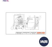 FUEL FILTER DP1110.13.0304 FOR MITSUBISHI OUTLANDER/III/SUV PEUGEOT 407/SW 2.2L