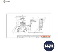 Fuel filter Filter Insert DP1110.13.0304 Drve+ for PEUGEOT LAND ROVER CITROËN