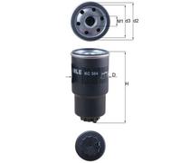 Fuel Filter Element MAHLE KC584 - for Precision OE Matching Fit and High Quality