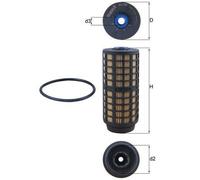 Fuel Filter Element MAHLE KX399D Fits Iveco Vans & Mitsubishi Trucks