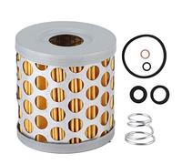 Fuel Filter Element Replacement, Universal Aluminium Alloy Fuel Filter with Spring Sealing Ring Gasket, High Efficiency Clean Fuel System Modification for Most Vehicles, Durable