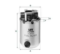 24.061.01 UFI Fuel Filter For Nissan Qashqai Genuine Top Quality New