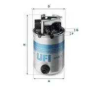 UFI 25.068.00 Oil filter