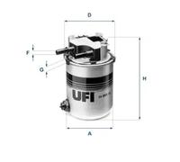 Fuel filter Filter Insert 24.095.04 UFI for NISSAN RENAULT