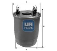 Fuel filter Filter Insert 24.112.00 UFI for MERCEDES-BENZ SPRINTER 3,5-t Bus