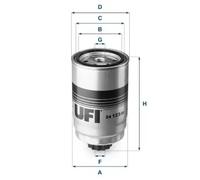 Fuel filter Filter Insert 24.123.00 UFI for HYUNDAI KIA
