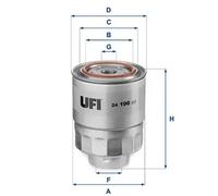 Fuel filter Filter Insert 24.196.00 UFI for HONDA ACCORD VII FR-V CR-V Mk II