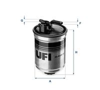 Fuel filter Filter Insert 24.415.00 UFI for VW SEAT