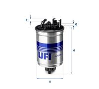 Fuel filter Filter Insert 24.426.00 UFI for SEAT VW