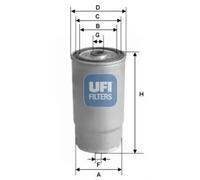 UFi Fuel Filter 24.460.00 – for Hyundai Elantra, Lantra, Highway Van, Santa Fe, Trajet