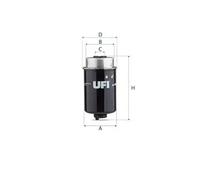 UFI 24.464.00 Fuel filter