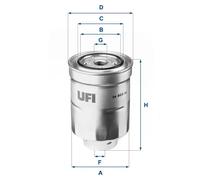 UFI 24.465.00 Fuel filter