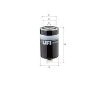 UFI 24.503.00 Fuel filter